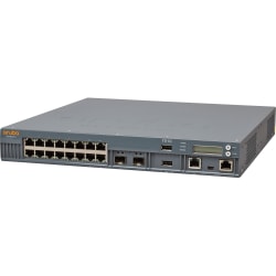 Aruba 7010 Wireless LAN Controller - TAA Compliant - 16 x Network (RJ-45) - Gigabit Ethernet - PoE Ports - Rack-mountable