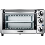 Toshiba 4-Slice Toaster Oven, Stainless Steel