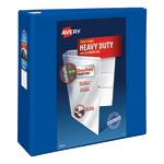 Avery Heavy-Duty View 3-Ring Binder With Locking One-Touch EZD Rings, 4in D-Rings, 43% Recycled, Pacific Blue