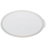 Cambro Seal Covers For 12-22 Qt Camwear Round Food Containers, Translucent, Pack Of 6 Covers