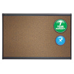 Quartet Select Prestige Color Cork Bulletin Board, 24in x 36in, Aluminum Frame With Graphite Finish