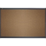 Quartet Select Prestige Color Cork Bulletin Board, 36in x 48in, Aluminum Frame With Graphite Finish