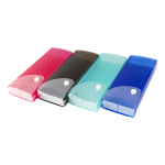 Office Depot Brand Textured Slider Pencil Box, Assorted Colors