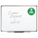 Quartet Prestige Euro Total Erase Dry-Erase Whiteboard, 18in x 24in, Metal Frame With Titanium Finish