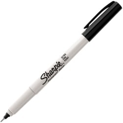 Sanford Sharpie Ultra Fine Point Permanent Marker - Ultra Fine Marker Point - No - Black - 36 / Box