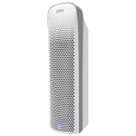 Pure Enrichment PureZone Elite 4-In-1 HEPA Tabletop Air Purifier, 190 Sq. Ft. Coverage, 25in x 7in, White