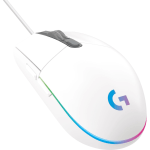 Logitech G203 LIGHTSYNC Wired Gaming Mouse, White, 910-005791