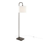 LumiSource Abel Floor Lamp, 62inH, Off-White/Oil-Rubbed Bronze