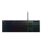 Logitech G815 LIGHTSYNC RGB Mechanical Gaming Keyboard With Low-Profile GL Clicky Key Switch