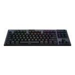 Logitech G915 TKL Tenkeyless Lightspeed Wireless RGB Mechanical Gaming Keyboard, Black