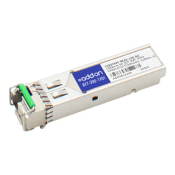 AddOn ADTRAN Compatible TAA Compliant 100Base-BX SFP Transceiver (SMF, 1490nmTx/1550nmRx, 120km, LC, DOM) - 100% compatible and guaranteed to work