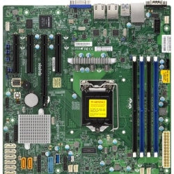 Supermicro X11SSL-F Server Motherboard - Intel C236 Chipset - Socket H4 LGA-1151 - Micro ATX - 64 GB DDR4 SDRAM Maximum RAM - DIMM, UDIMM - 4 x Memory Slots - Gigabit Ethernet - 6 x SATA Interfaces