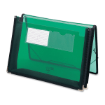 Smead Inndura UltraColor Expanding Wallet, Letter Size, 5 1/4in Expansion, Green