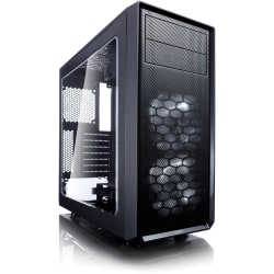 Fractal Design Focus G Computer Case with Side Window - Mid-tower - White - 5 x Bay - 2 x 4.72in x Fan(s) Installed - ATX, Micro ATX, ITX Motherboard Supported - 6 x Fan(s) Supported