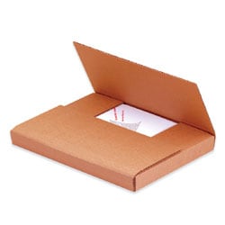 Partners Brand Multi-Depth Easy-Fold Mailers, 9 5/8in x 6 5/8in x 1 1/4in, Kraft, Pack Of 50