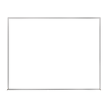 Ghent M2 Non-Magnetic Dry-Erase Whiteboard, 18in x 24in, Satin Aluminum Frame