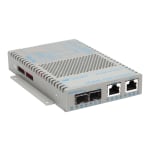 Omnitron Systems OmniConverter FPoE/SL 2x PoE 2x SFP US AC Powered Wide Temp