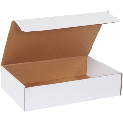 Partners  Brand White Literature Mailers, 17 1/8in x 11 1/8in x 4in, Pack Of 50