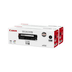 Canon 118 Black Toner Cartridges, Pack Of 2, 2662B001