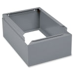 Tennsco Locker Base, 6inH x 12inW x 18inD, Medium Gray