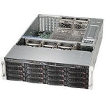 Supermicro SuperChassis 836BE2C-R1K03B (Black) - Rack-mountable - Black - 3U - 16 x Bay - 5 x 3.15in x Fan(s) Installed - 1000 W - Power Supply Installed - EATX Motherboard Supported - 5 x Fan(s) Supported - 16 x External 3.5in Bay - 7x Slot(s)