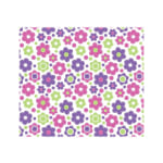 Deflecto FashionMat - Floor mat for classroom, home, home office - rectangular - 89 x 101.6 cm - lazy daisies