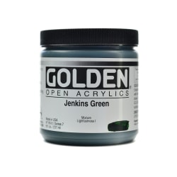 Golden OPEN Acrylic Paint, 8 Oz Jar, Iridescent Pearl (Fine)