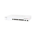 Fortinet FortiSwitch 108E-POE - Switch - managed - 4 x 10/100/1000 (PoE+) + 2 x Gigabit SFP + 4 x 10/100/1000 - rack-mountable - PoE+ (65 W)