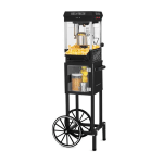 Nostalgia Electrics NKPCRT25BK Vintage Popcorn Cart, Black