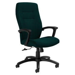 Global Synopsis Tilter Chair, High-Back, 43 1/2inH x 24 1/2inW x 26 1/2inD, Admiral/Black