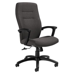 Global Synopsis Tilter Chair, High-Back, 43 1/2inH x 24 1/2inW x 26 1/2inD, Spruce/Black