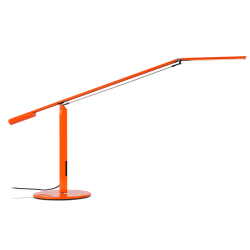 Koncept Equo LED Desk Lamp, Warm Light, 24-1/2inH, Orange