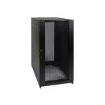 Tripp Lite 25U Rack Enclosure Server Cabinet Shock Pallet w/ Doors & Sides - Rack cabinet - black - 25U - 19in - with 1,250 lb. capacity shock pallet