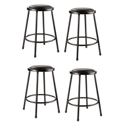 Flash Furniture Backless Table-Height Stools With Wooden Seats, Teal, Set Of 4 Stools