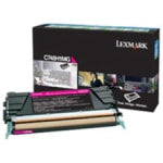 Lexmark Original Laser Toner Cartridge - Magenta - 1 Each - 10000 Pages