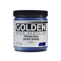 Golden OPEN Acrylic Paint, 8 Oz Jar, Permanent Violet Dark