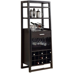 Monarch Specialties Christopher Home Bar, 60inH x 24inW x 15-3/4inD, Espresso