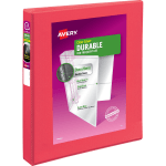 Avery Durable View 3-Ring Binder, 1in Slant Slant Rings