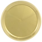 Amscan Round Plastic Platters, 16in, Gold, Pack Of 5 Platters