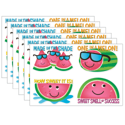 Hygloss Behavior Stickers, Assorted Colors, 1,200 Stickers Per Pack, Set Of 3 Packs