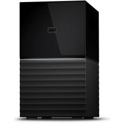 WD 20TB My Book Duo Desktop RAID External Hard Drive - USB 3.1 - 2 x HDD Supported - 20 TB Supported HDD Capacity - 20 TB Installed HDD Capacity - RAID Supported - 0, 1, JBOD RAID Levels - 2 x Total Bays - 2 USB Port(s) - 2 USB 3.0 Port(s) - Desktop