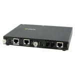 Perle SMI-1000-M2ST05 Gigabit Ethernet Media Converter - 1 x Network (RJ-45) - 1 x ST Ports - Management Port - 1000Base-SX, 1000Base-T - 1804.46 ft - External