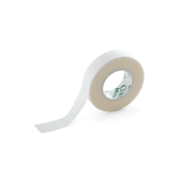 CURAD Cloth Silk Adhesive Tape, 1/2in x 10 Yd., White, 24 Per Box, Case Of 10 Boxes