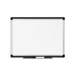 U Brands PINIT Magnetic Dry-Erase Board, 24in X 18in, Silver Aluminum Frame, Actual Size 23in X 17in (2804U00-01)