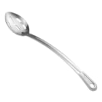 Hoffman Browne 15in Serving Spoons, Slotted, Silver, Pack Of 120 Spoons