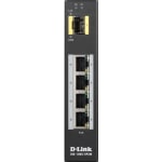 D-Link Industrial Gigabit Unmanaged 4-Port PoE Switch With SFP Slot