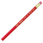 Moon Products Big-Dipper Pencils With Erasers, Medium, No. 2, Red, 12 Pencils Per Pack, Set Of 3 Packs