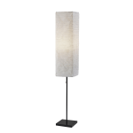 Adesso Simplee Maya Floor Lamp, 63inH, White/Black