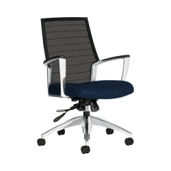 Global Accord Mesh Mid-Back Tilter Chair, 37inH x 25inW x 25inD, Red Rose