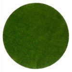 Joy Carpets Kid Essentials Artificial Grass Round Area Rug, 7-1/2ft x 7-1/2ft, GreenSpace